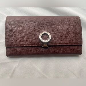 Bvlgari Leather Long Wallet